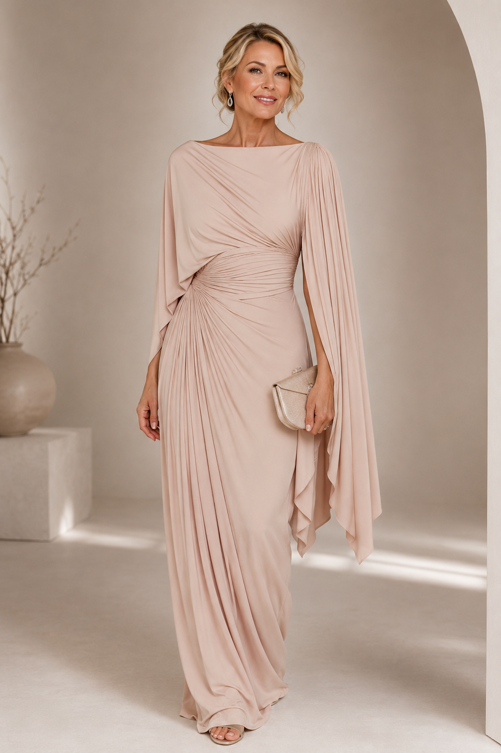 next women's cape maxi dress product info and reviews Buy Raspberry Pink Cape Maxi Dress from Next USA