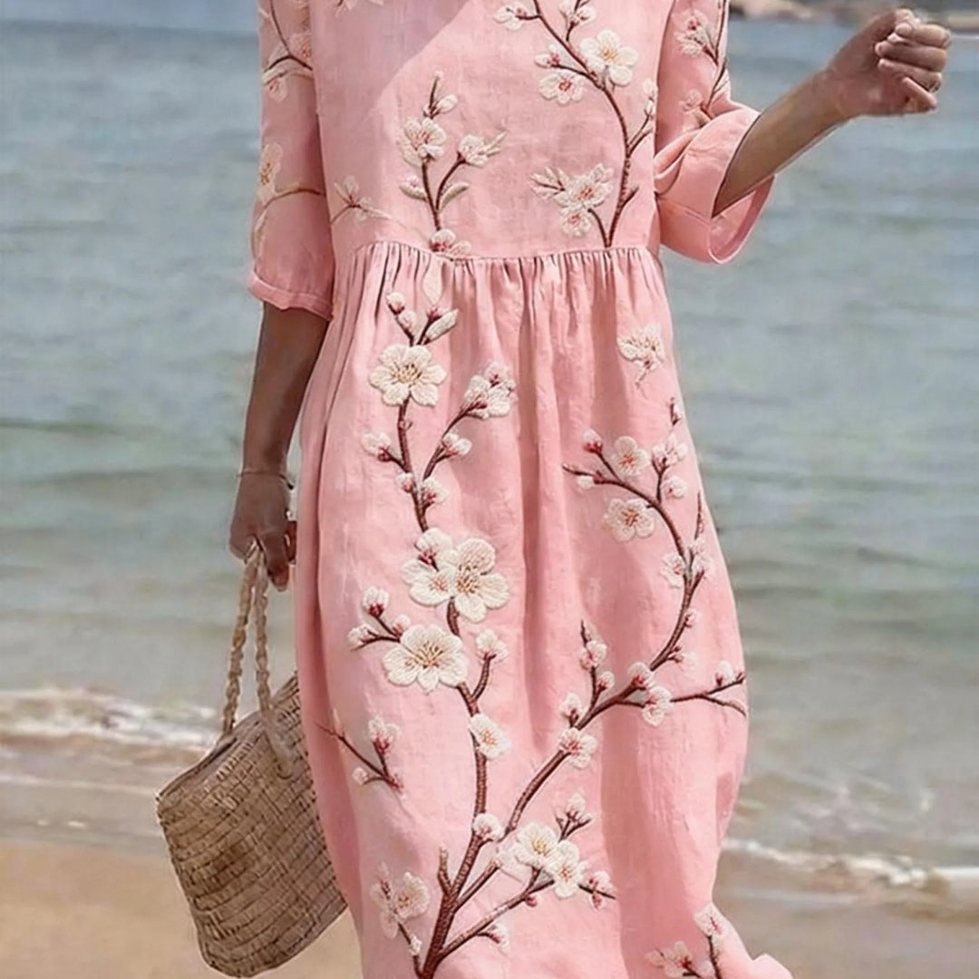 elbow length sleeve casual dress Seta T Women's Long Sleeve Dresses Square Neck High Waist Flowy Casual Knee Length Dress with Pockets Fall Clothing Small Black at Amazon Women's Clothing store