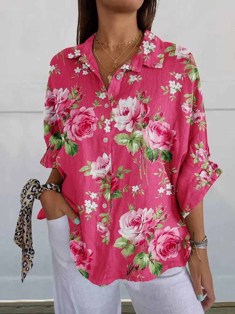 Sofie | Rose Floral Blouse