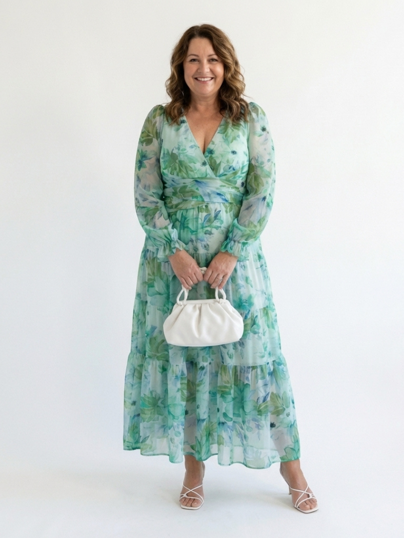 aelia long sleeve maxi dress ELARA LONG SLEEVE MAXI DRESS Made By Issae