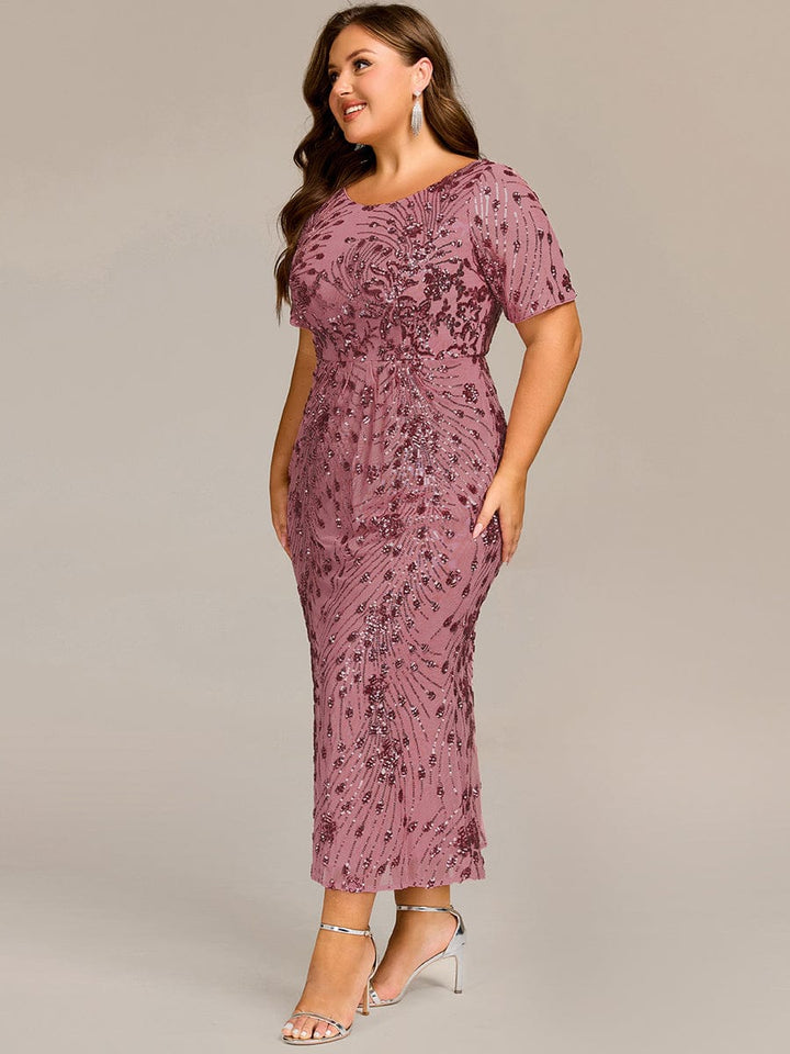 ever HAYLEN|Sequin Mermaid Round Neck Dress
