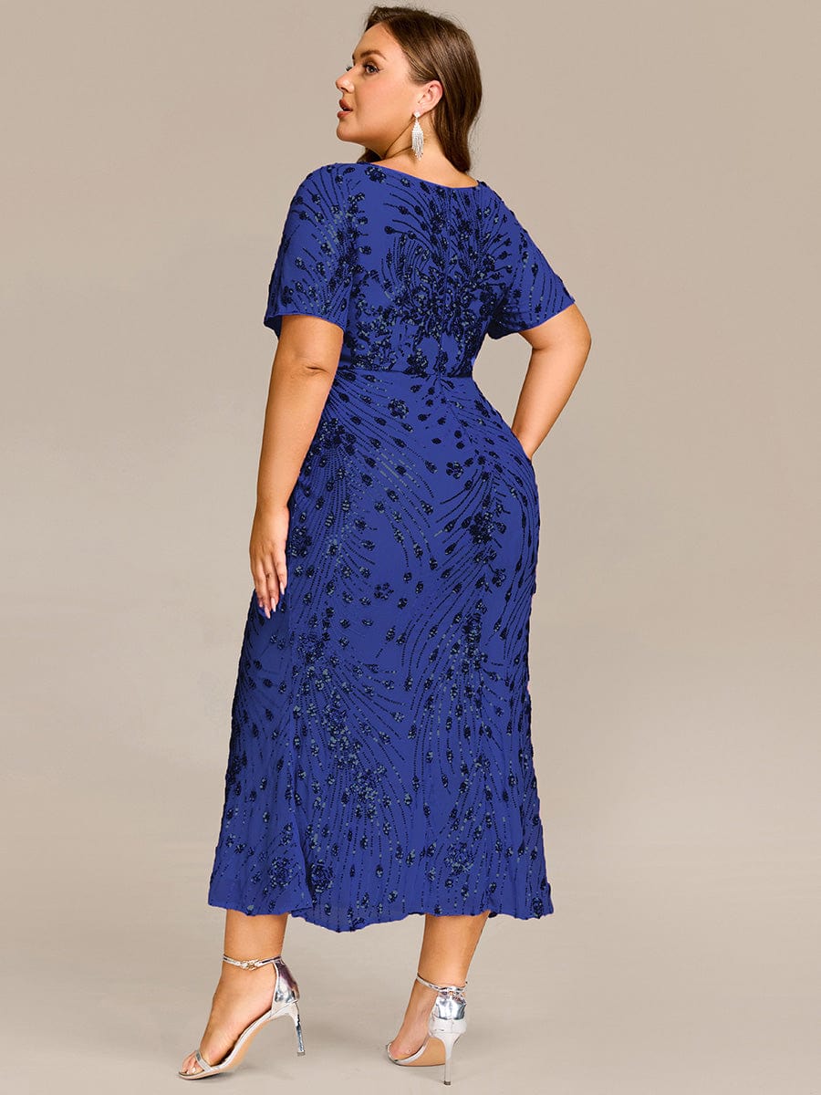 ever HAYLEN|Sequin Mermaid Round Neck Dress