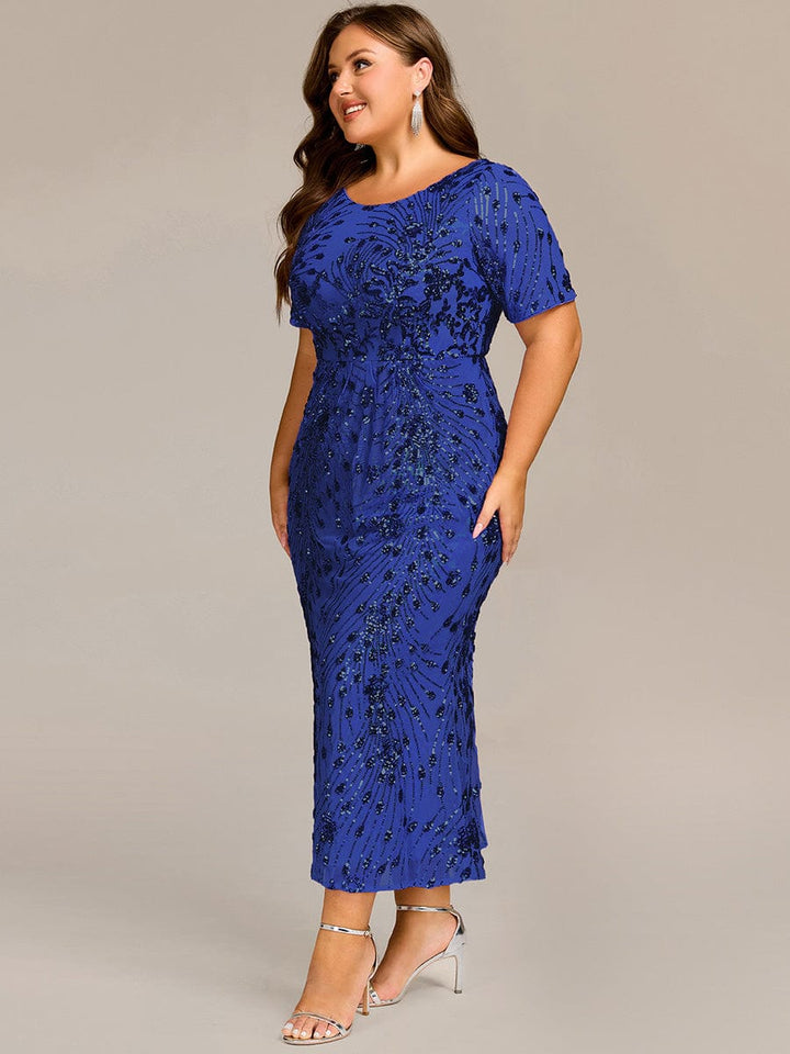 ever HAYLEN|Sequin Mermaid Round Neck Dress