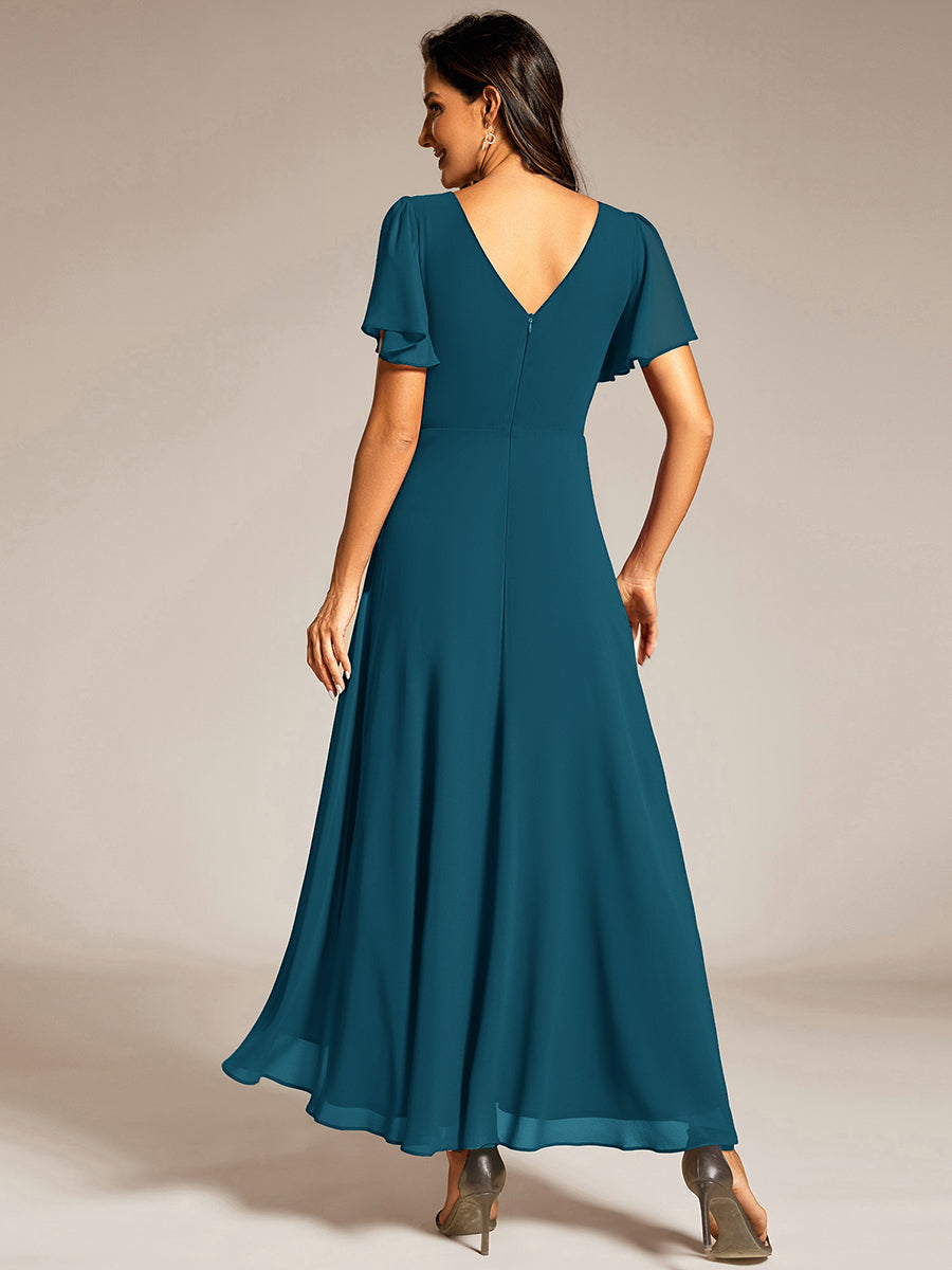 ever DAKOTA|High-Low Flowy Chiffon Wedding Guest Dress