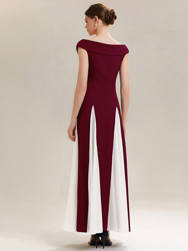 ever ONYX|Elegant Design Knit Cap Sleeve Formal Dress