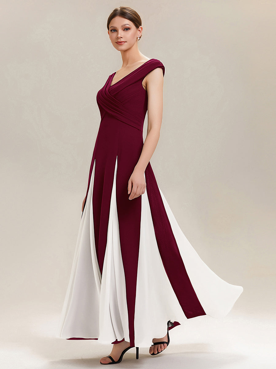 ever ONYX|Elegant Design Knit Cap Sleeve Formal Dress