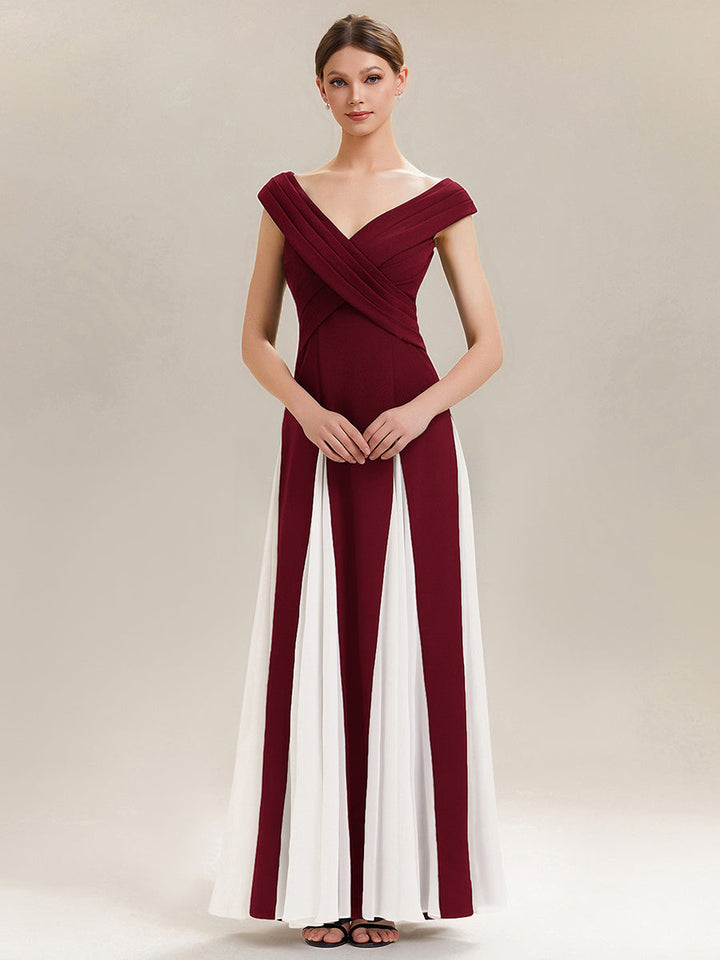 ever ONYX|Elegant Design Knit Cap Sleeve Formal Dress