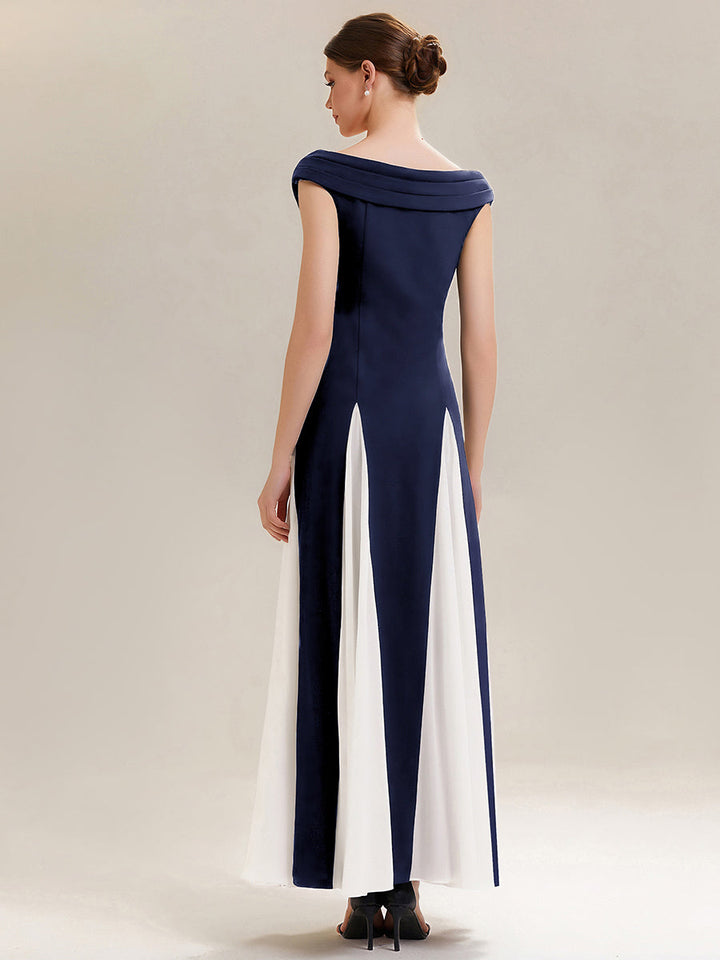 ever ONYX|Elegant Design Knit Cap Sleeve Formal Dress