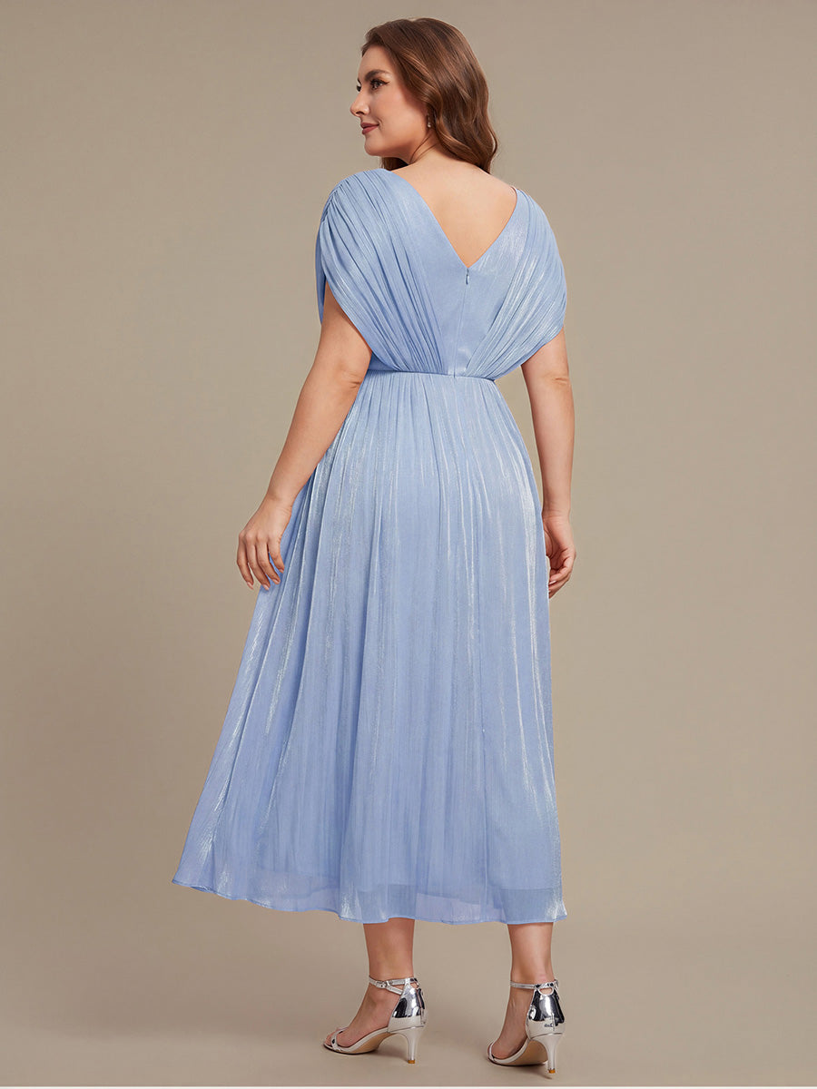 Plus Size Sea-island filament fabircs Wedding Guest Dress