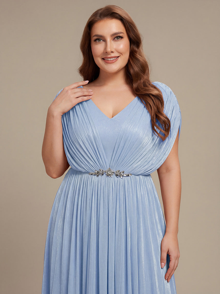 Plus Size Sea-island filament fabircs Wedding Guest Dress