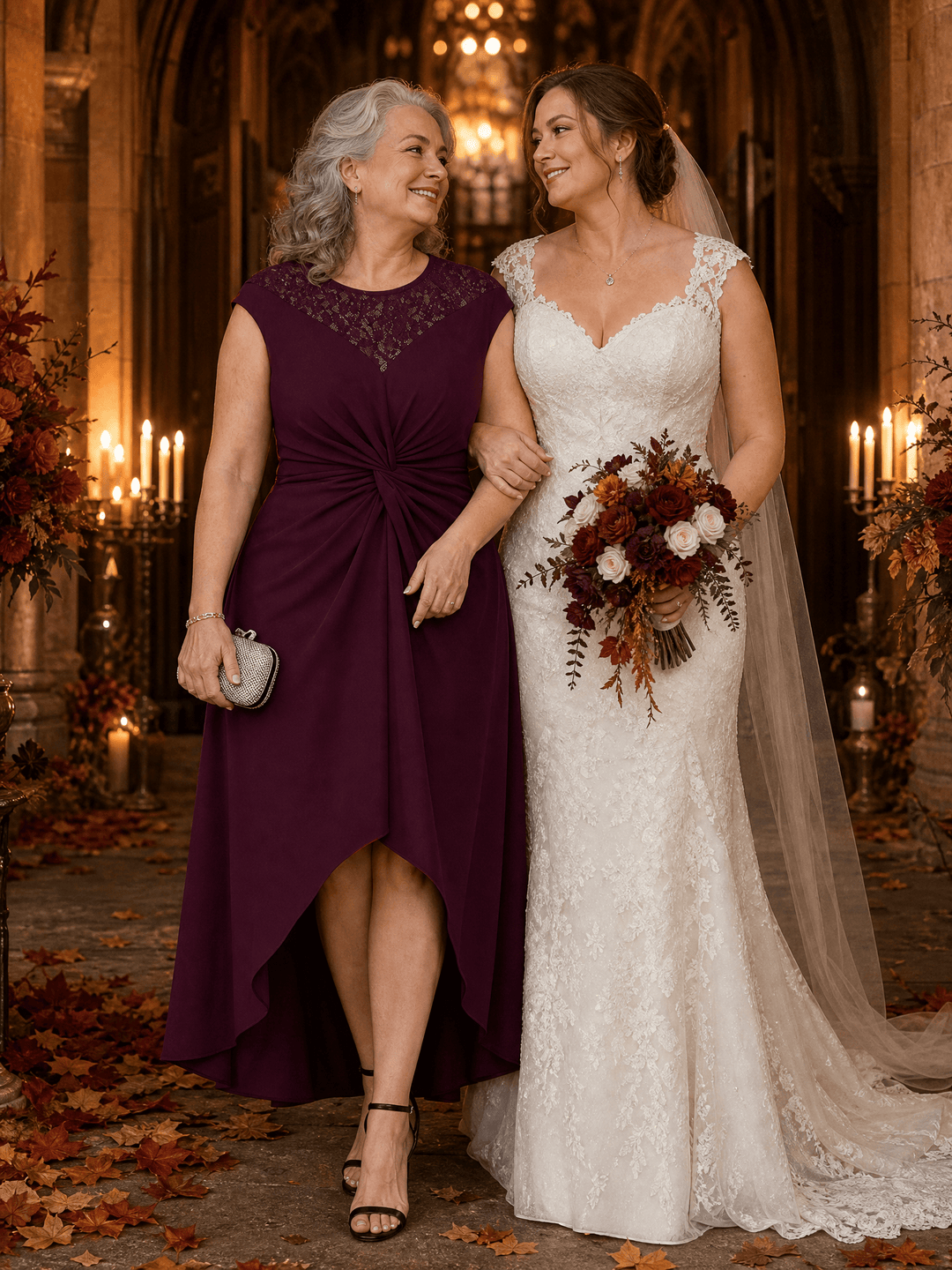 See-through Crepe Cap Sleeve Wedding Guest Dress
