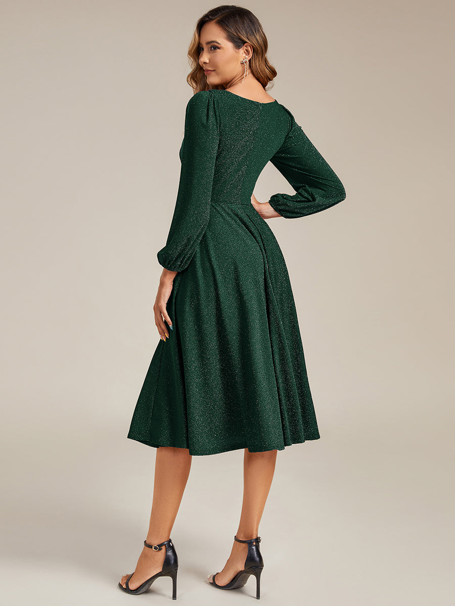 ever GREER|With Pocket Glitter Midi Wedding Guest Dress