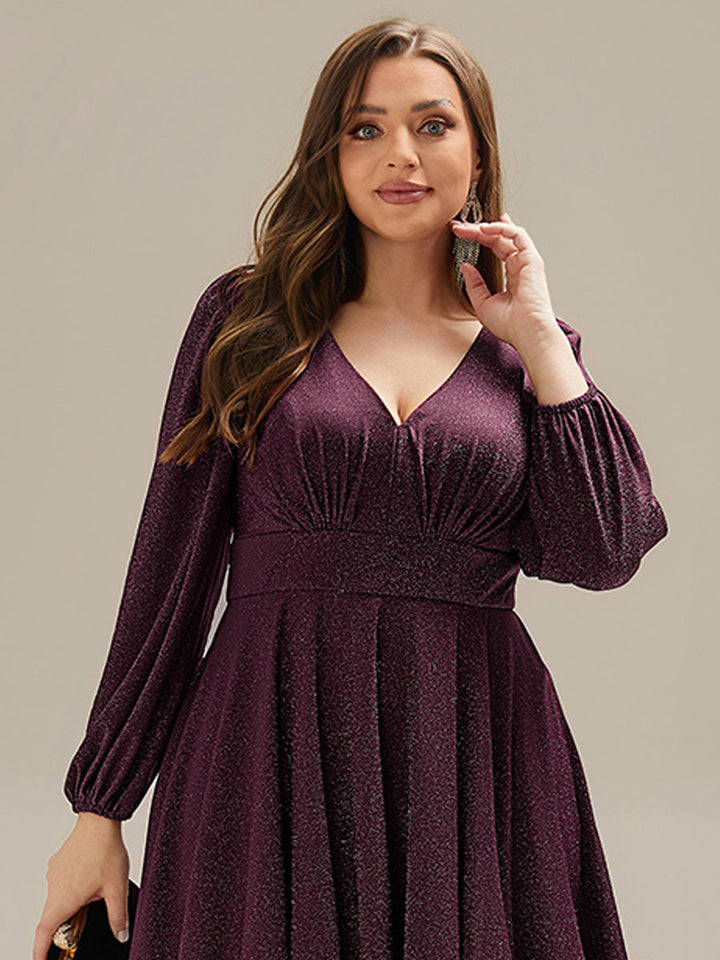 ever GREER|With Pocket Glitter Midi Wedding Guest Dress