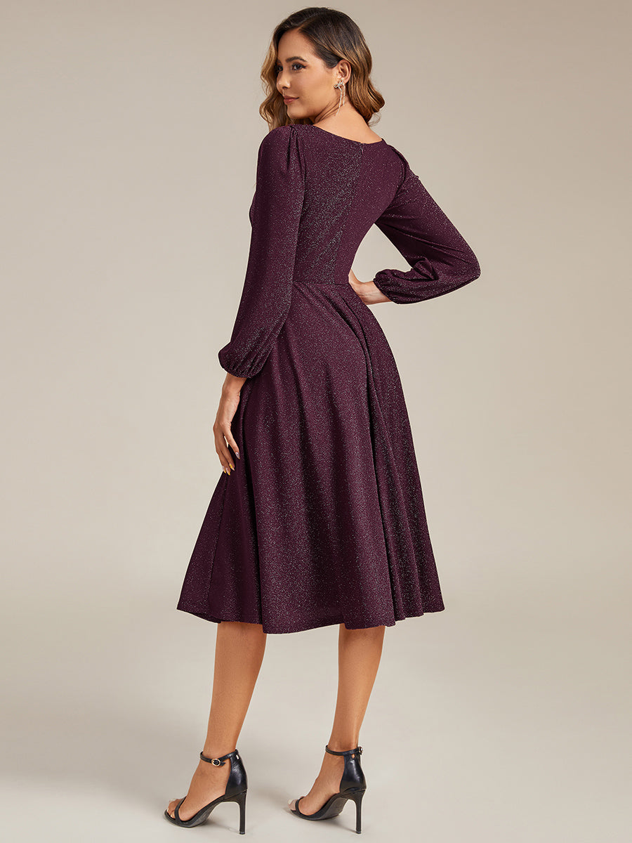 ever GREER|With Pocket Glitter Midi Wedding Guest Dress