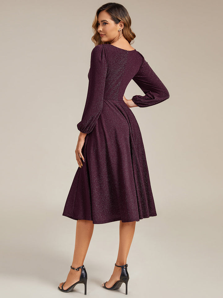 ever GREER|With Pocket Glitter Midi Wedding Guest Dress