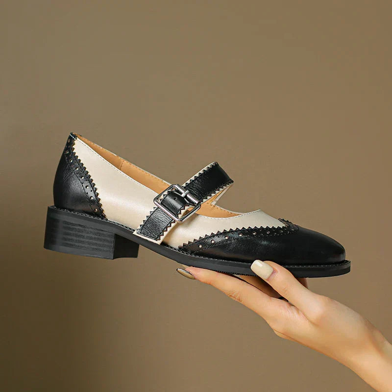 Miana| Leather Mary Janes