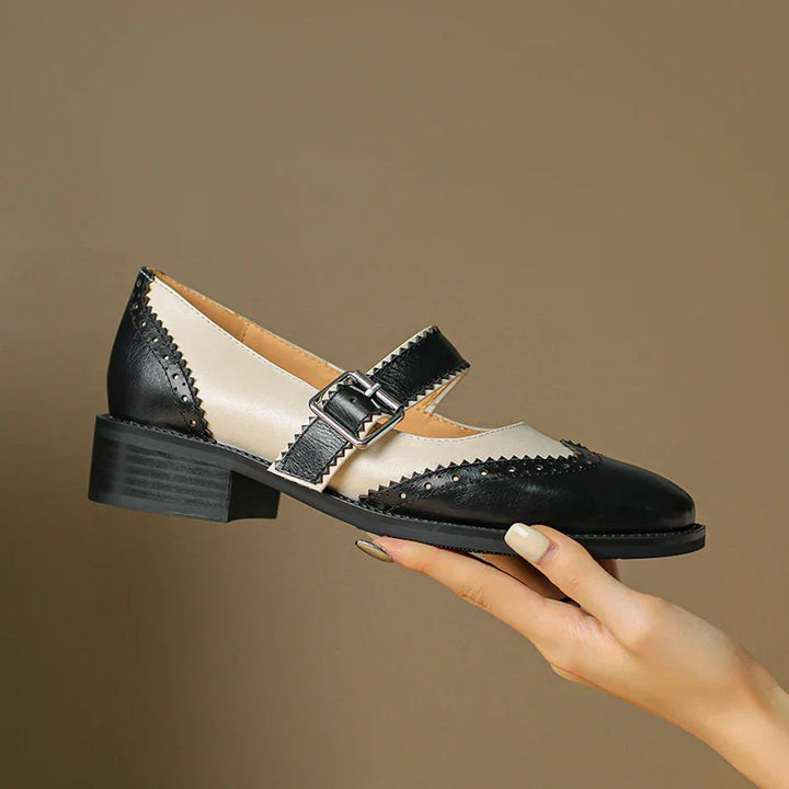 Miana| Leather Mary Janes