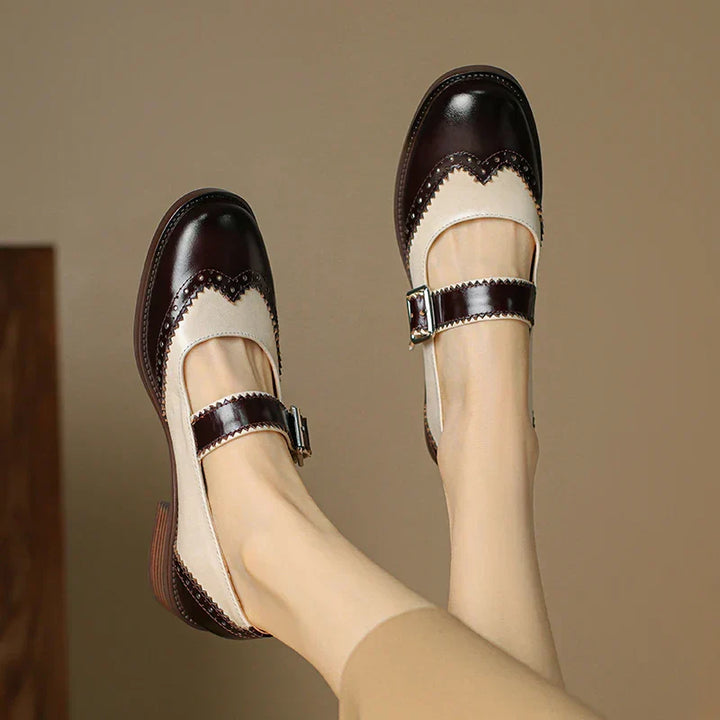 Miana| Leather Mary Janes
